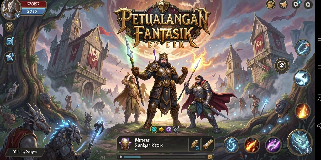 Tampilan gameplay RPG yang menakjubkan dalam 2757.