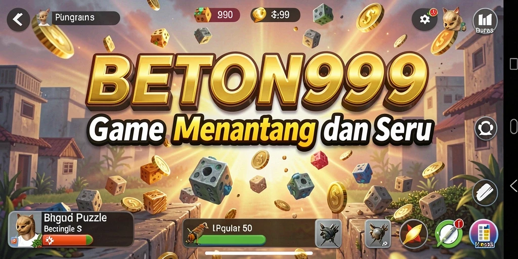 Tampilan gameplay BETON999 yang seru dan menantang teka-teki.