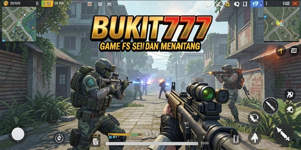 Tangkapan layar dari gameplay BUKIT777 menunjukkan aksi pertempuran yang mendebarkan.