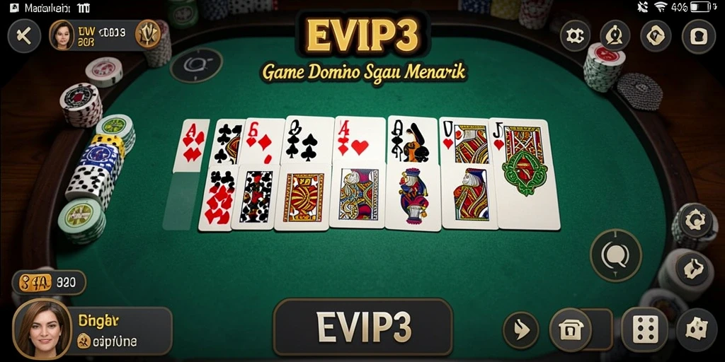 Tampilan gameplay EVIP3 yang menarik dan interaktif.