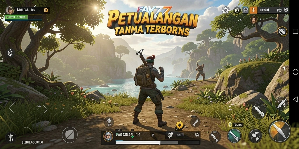 Gameplay FAV77 menampilkan eksplorasi dunia terbuka yang menakjubkan.