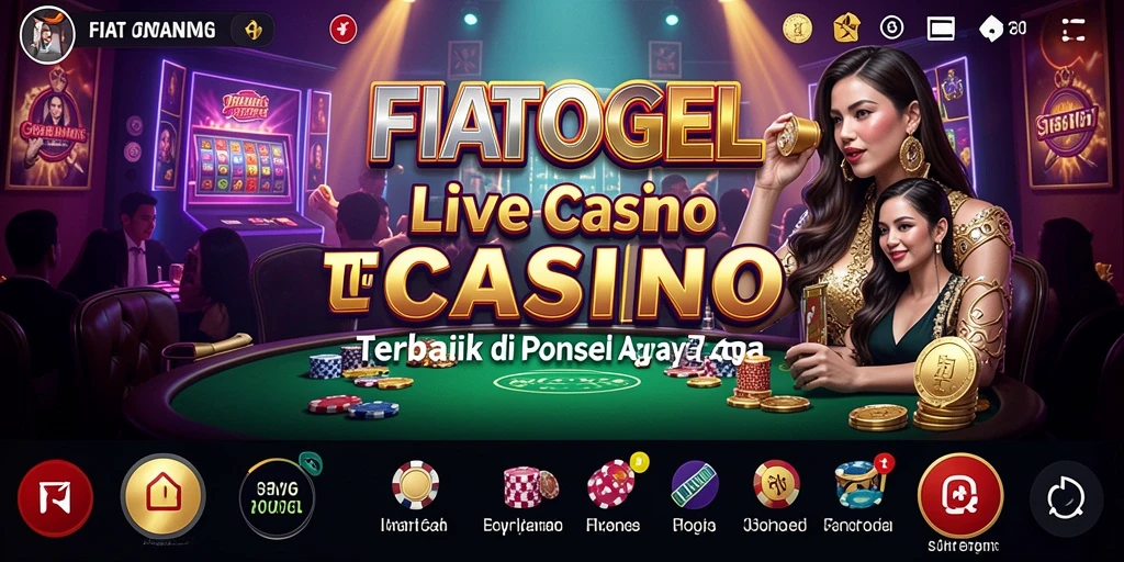 Screenshot gameplay FIATOGEL Live Casino yang mendebarkan dan interaktif.