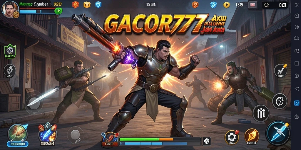 Tampilan gameplay GACOR77 yang menegangkan dan penuh aksi.