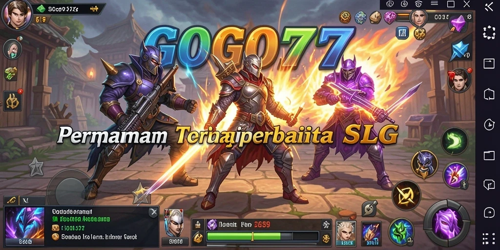 Tangkapan layar utama GOGO77 menampilkan pertempuran strategi yang mendebarkan.