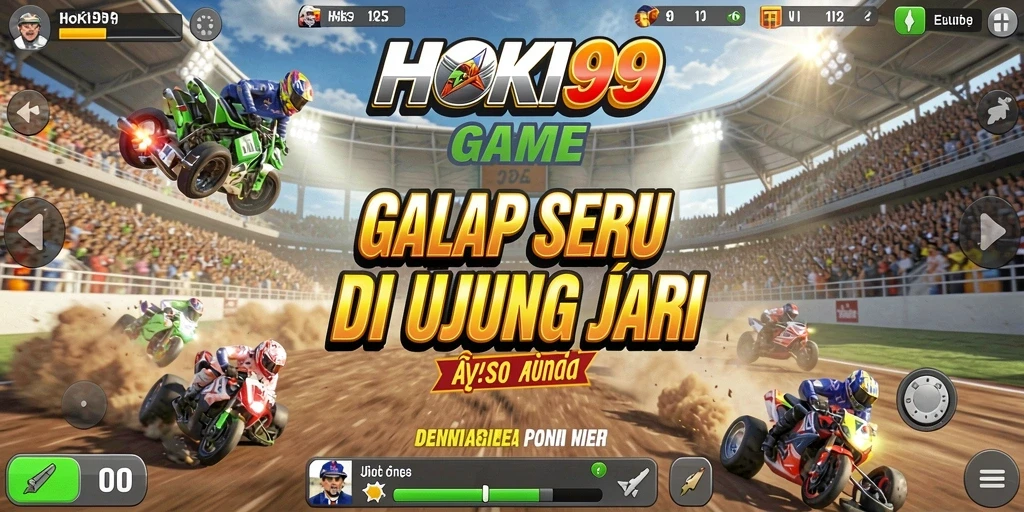 Tangkapan layar gameplay HOKI99 dengan balapan yang mendebarkan.