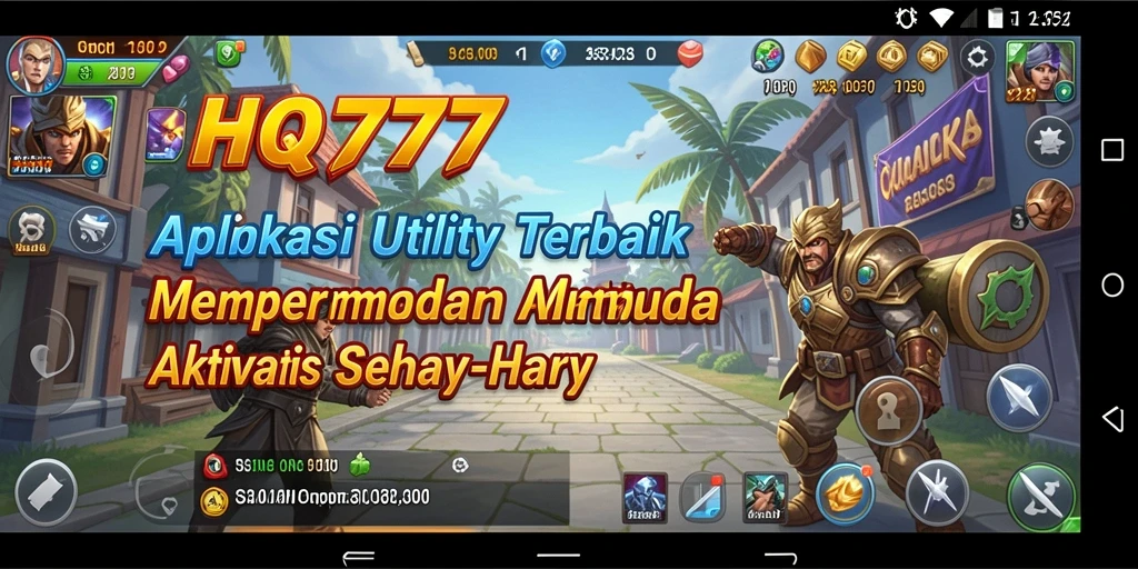 Tampilan antarmuka HQ777 yang intuitif dan mudah digunakan.