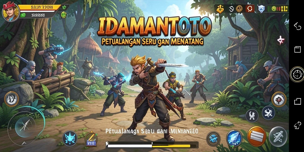 Tampilan gameplay memukau dari IDAMANTOTO dalam petualangan seru.