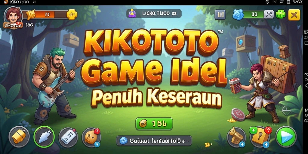 Tampilan gameplay KIKOTOTO yang menampilkan kesenangan bermain Idle.