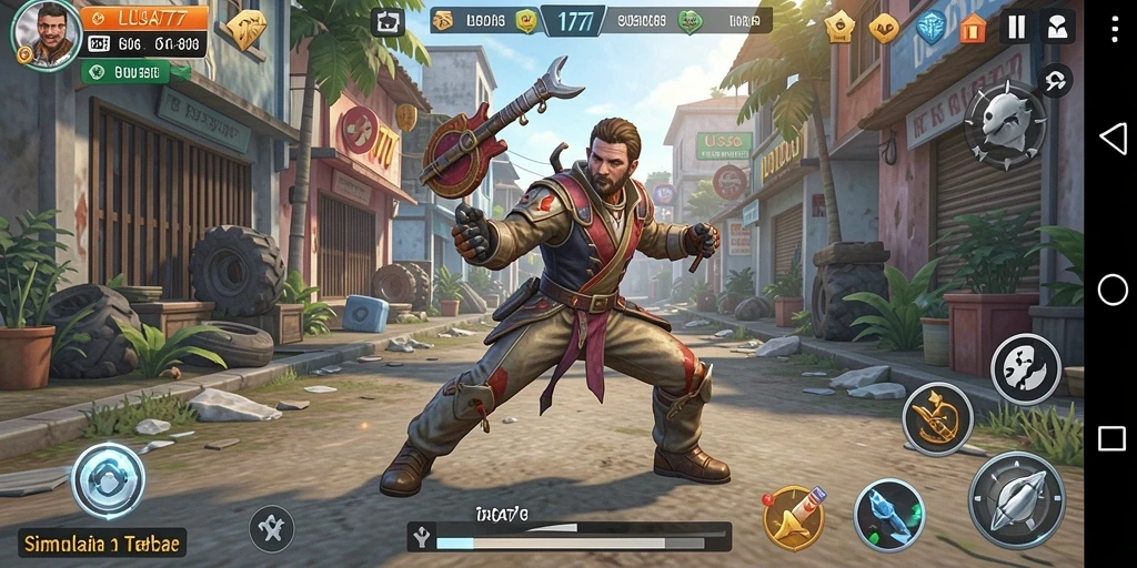 Tampilan gameplay LUSA777 yang penuh warna dan menarik.