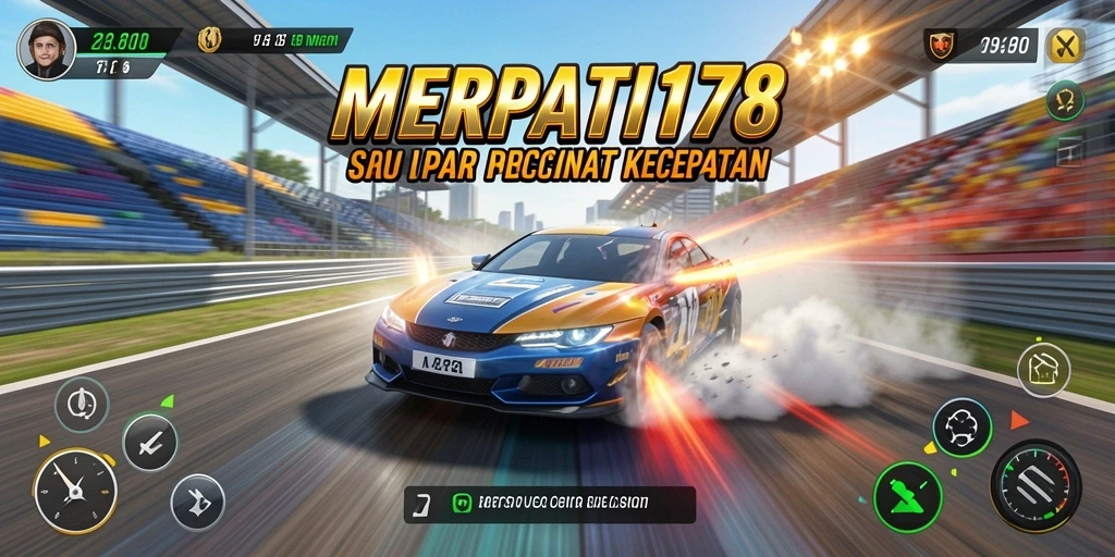 Gameplay balapan seru dan mendebarkan di MERPATI178.