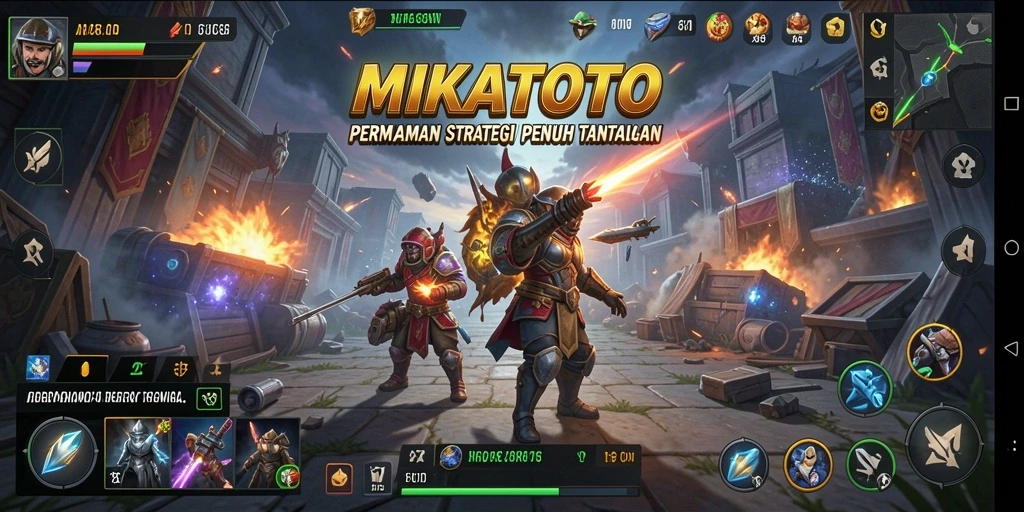 Tampilan gameplay MIKATOTO yang menantang dan seru.