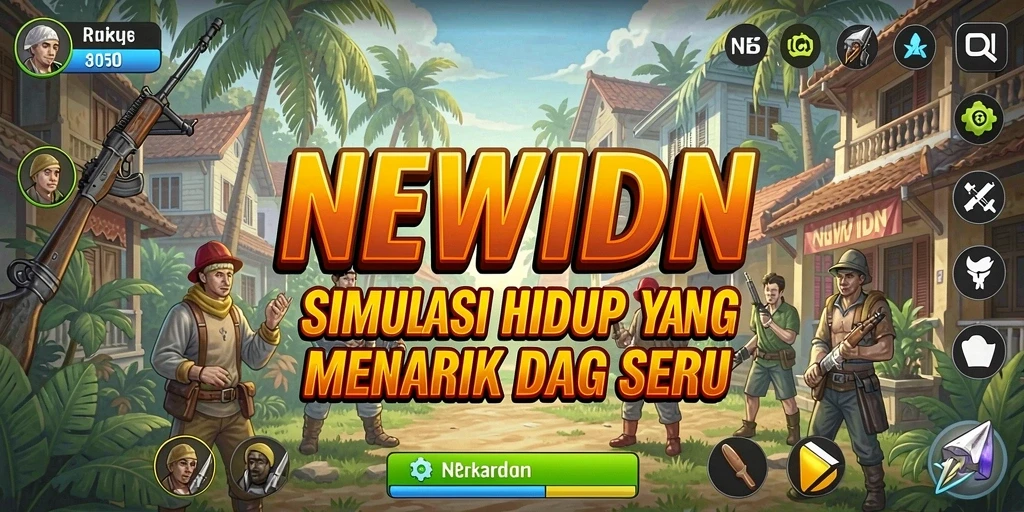 Tampilan gameplay yang menarik dalam simulasi kehidupan.