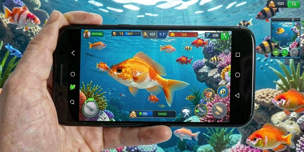 Gambaran gameplay menembak ikan yang seru dan menantang.