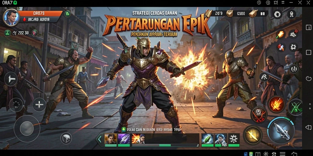 Tampilan gameplay ORA78 yang menantang dan seru.