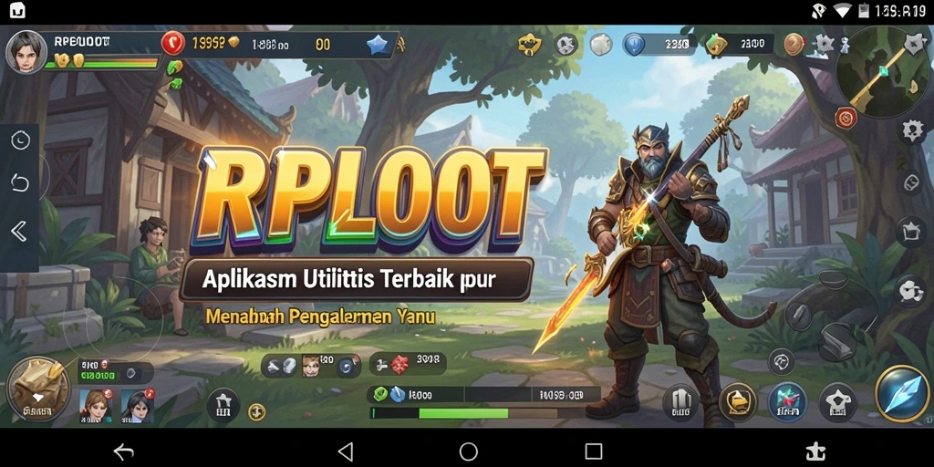 Tampilan utama <strong>RPLOOT</strong> yang menampilkan fitur utilitas yang canggih.