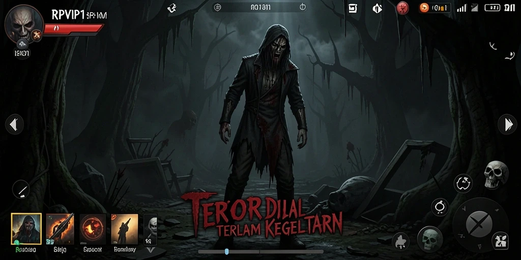 Screenshot menampilkan gameplay menegangkan di RPVIP1.