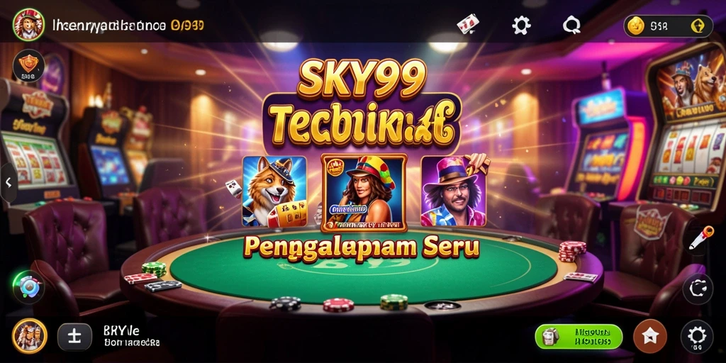 Tampilan screenshot permainan Kasino yang mendebarkan dari SKY99.
