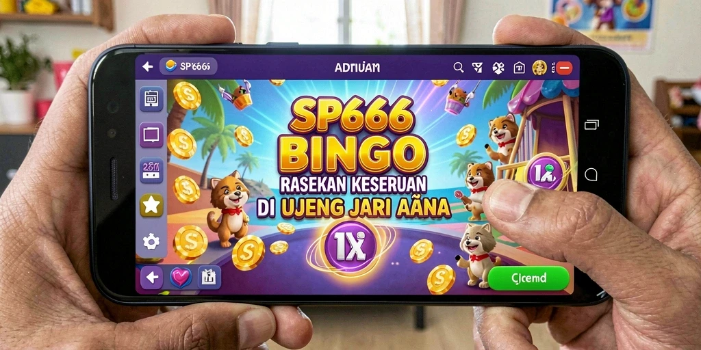 Tampilan gameplay utama SP666 yang penuh warna dan menarik.