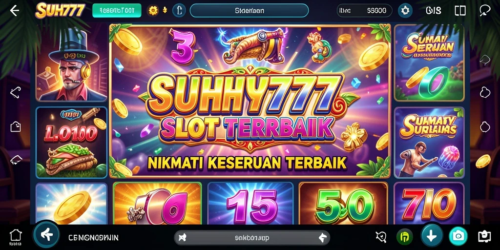 Tampilan gameplay menarik dari SUHU777 yang penuh warna dan efek.