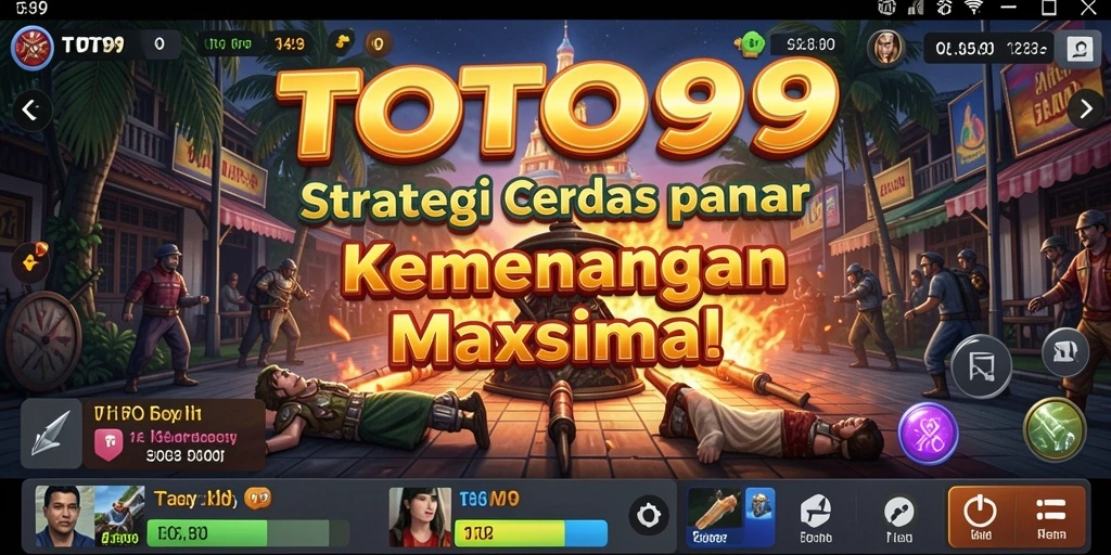 Tampilan gameplay strategi taktis yang mendebarkan dari TOTO99.