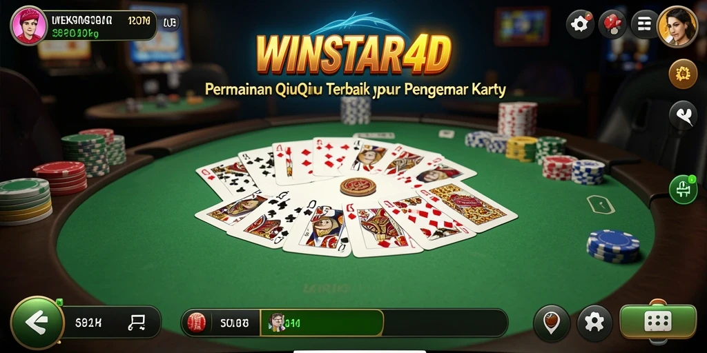 Tampilan gameplay menarik dalam permainan QiuQiu.
