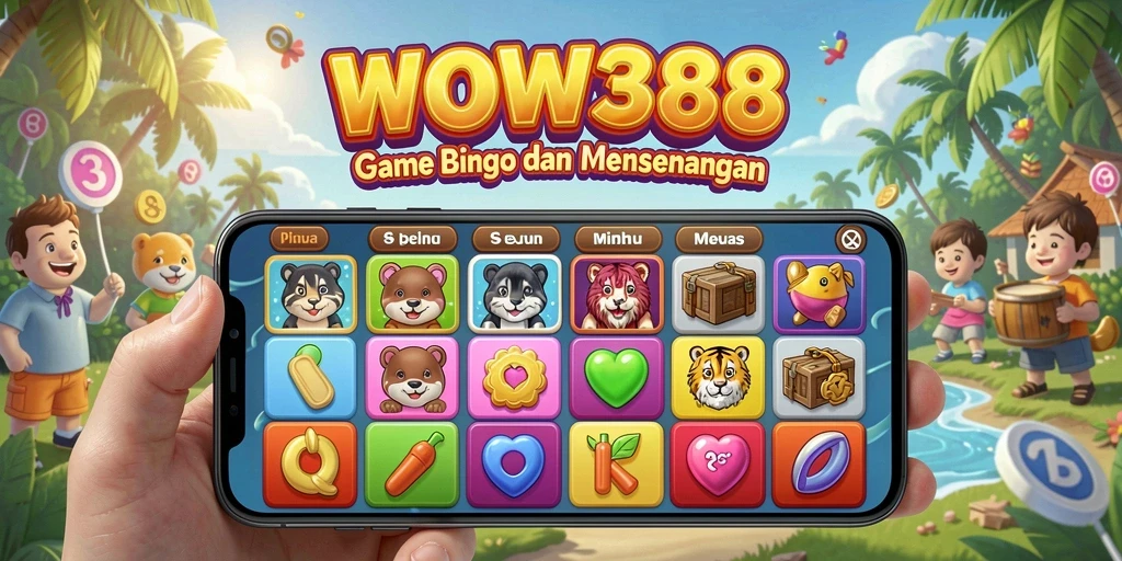 Tampilan gameplay Bingo yang menarik dan interaktif dari WOW388.
