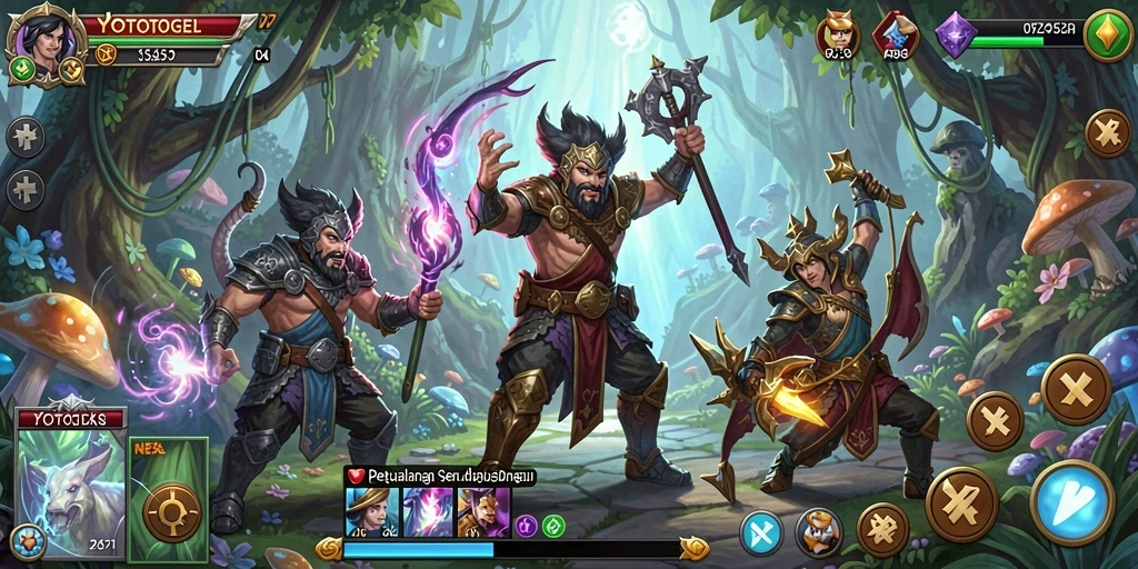 Tampilan gameplay seru yang menantang dan penuh warna di YOTOGEL.